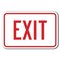 Signmission Exit Sign 12inx18in Heavy Gauge Aluminum Signs, 12" H, 18" L, A-1218 Enter-Exit Signs - Exit A-1218 Enter-Exit Signs - Exit - alternate 1